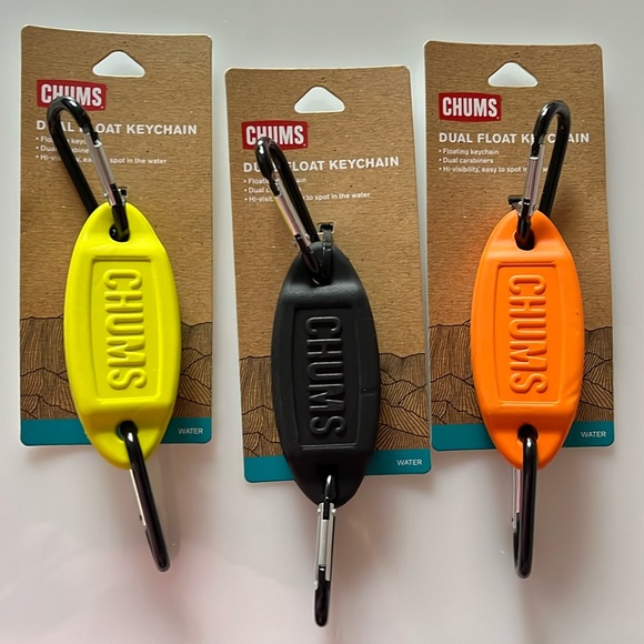 Set of 3 Chums Dual Float Keychain - Picture 1 of 6